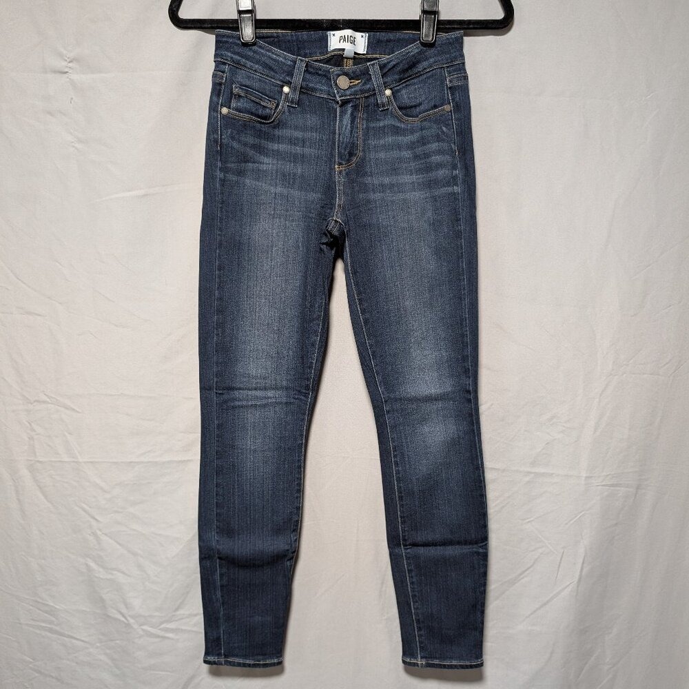 PAIGE Women's Dark Wash Verdugo Ankle Ultra Skinny‎ Jeans Size 25